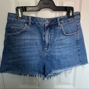 TOPSHOP High-Waisted Mom Shorts